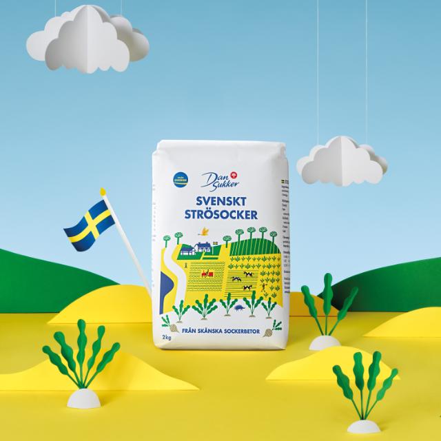 Svenskt strösocker 2 kg påse