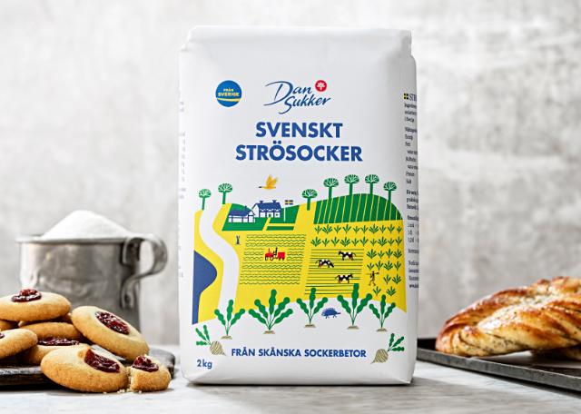 Svenskt strösocker 2 kg påse