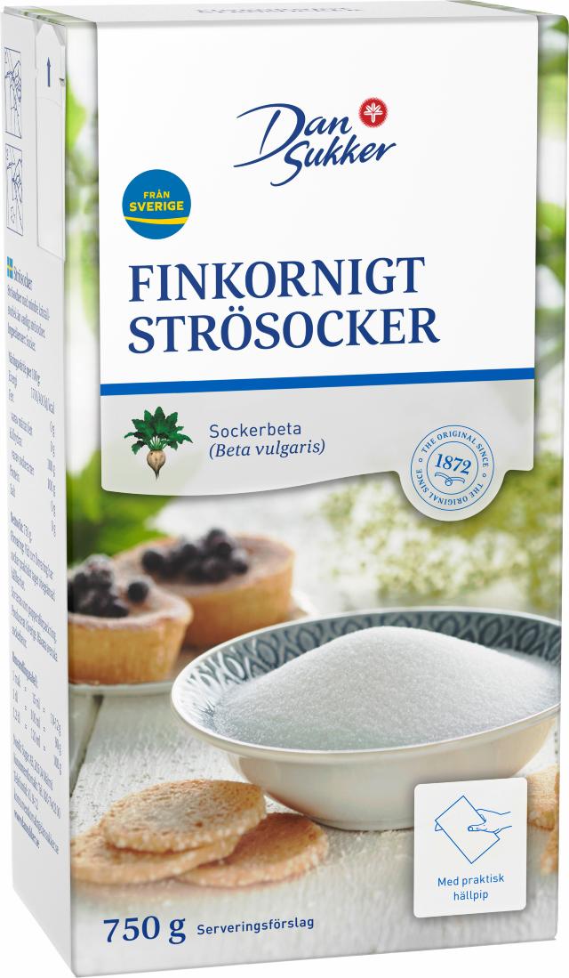 Strösocker Finkornigt