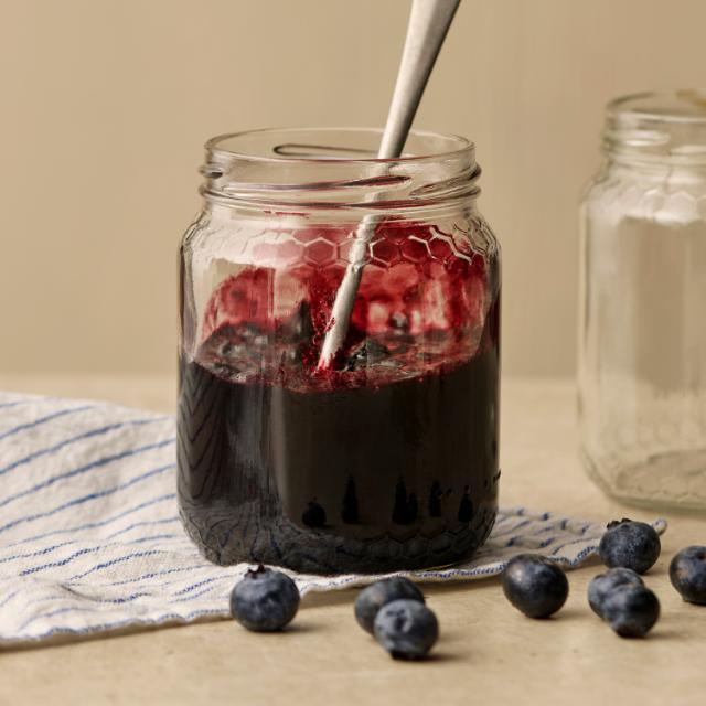 Blåbärssylt med citron