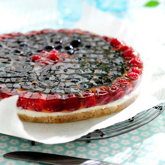 Cheesecake med bärtopp