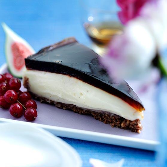 Dessertkaka med kaffegelé