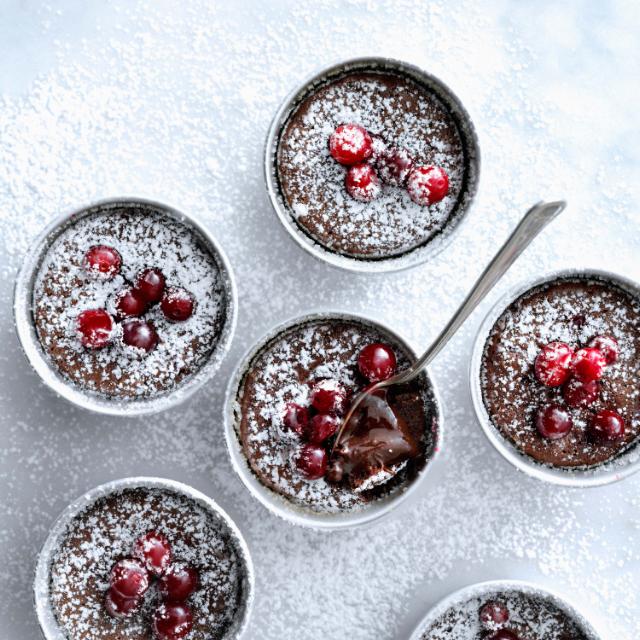 Chokladfondant med ingefära