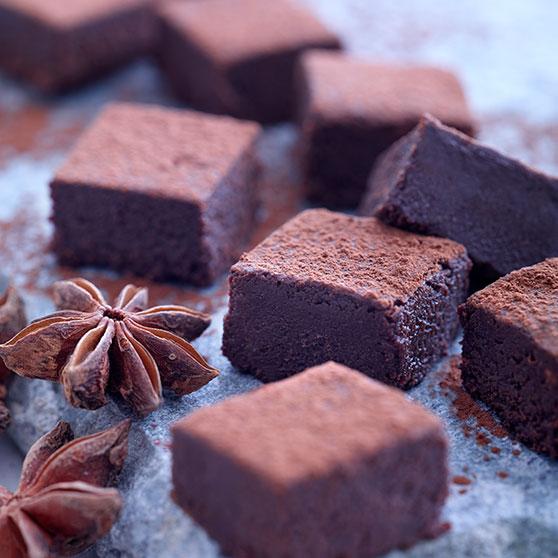 Chokladtryffel med stjärnanis