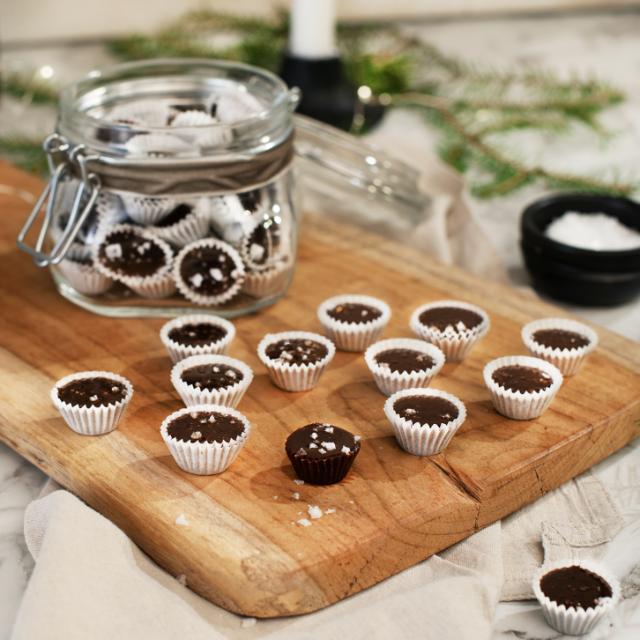 Chokladknäck med kaffesmak