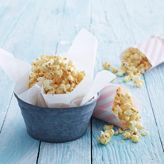 Kokos- och karamellpopcorn