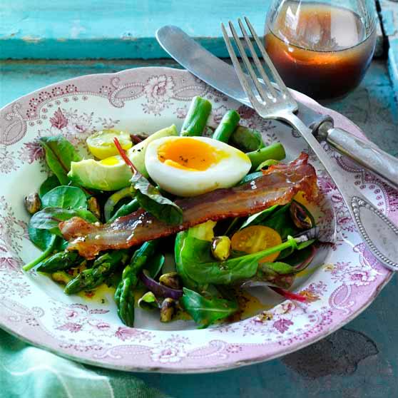Påsksallad med bacon