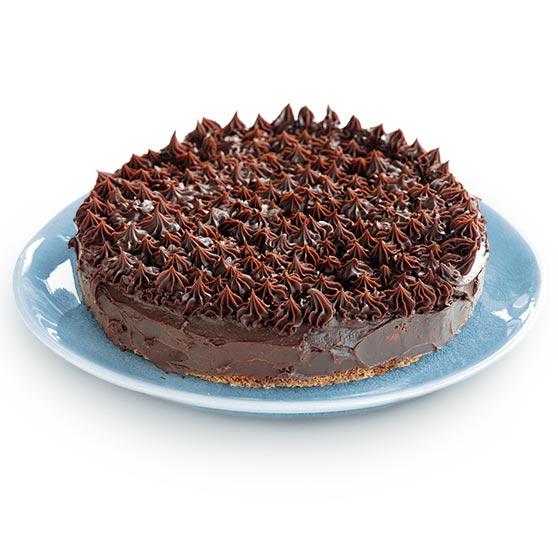 Brownietårta med konjakstryffel