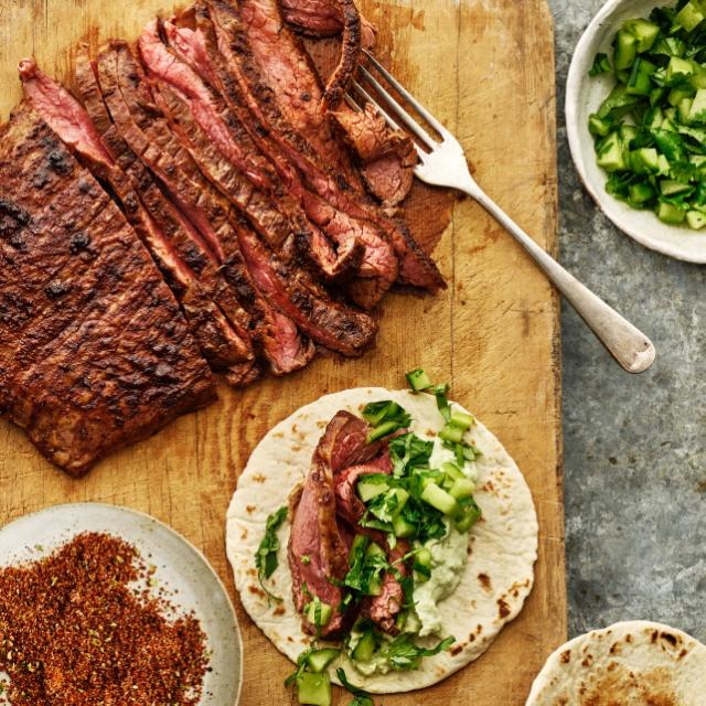 Mexican rub till flankstek