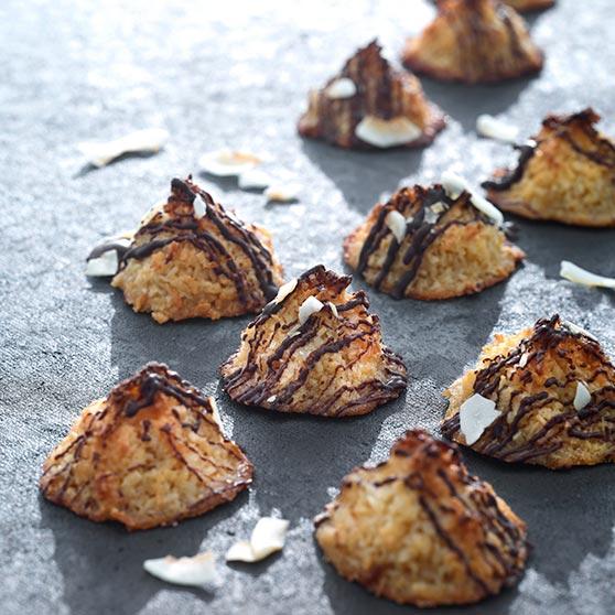 Minikokostoppar med choklad