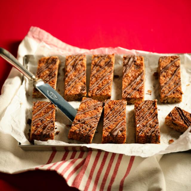 Juliga havrerutor med choklad