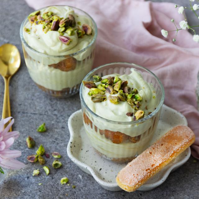 Pistagetiramisu i glas