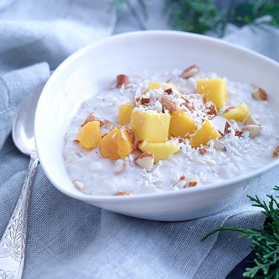 Risdessert med kokosmjölk