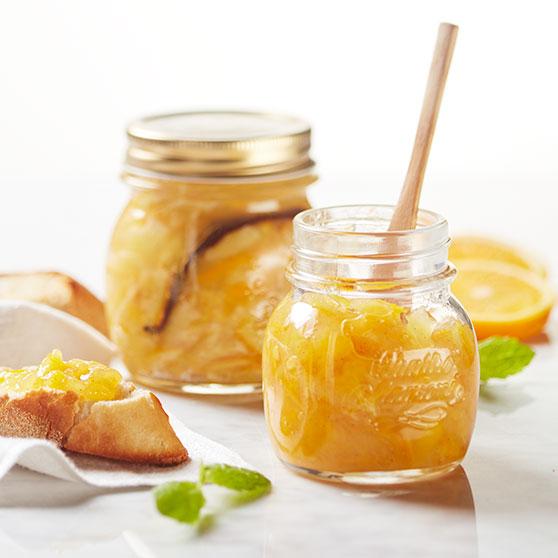 Apelsinmarmelad med vanilj och citron