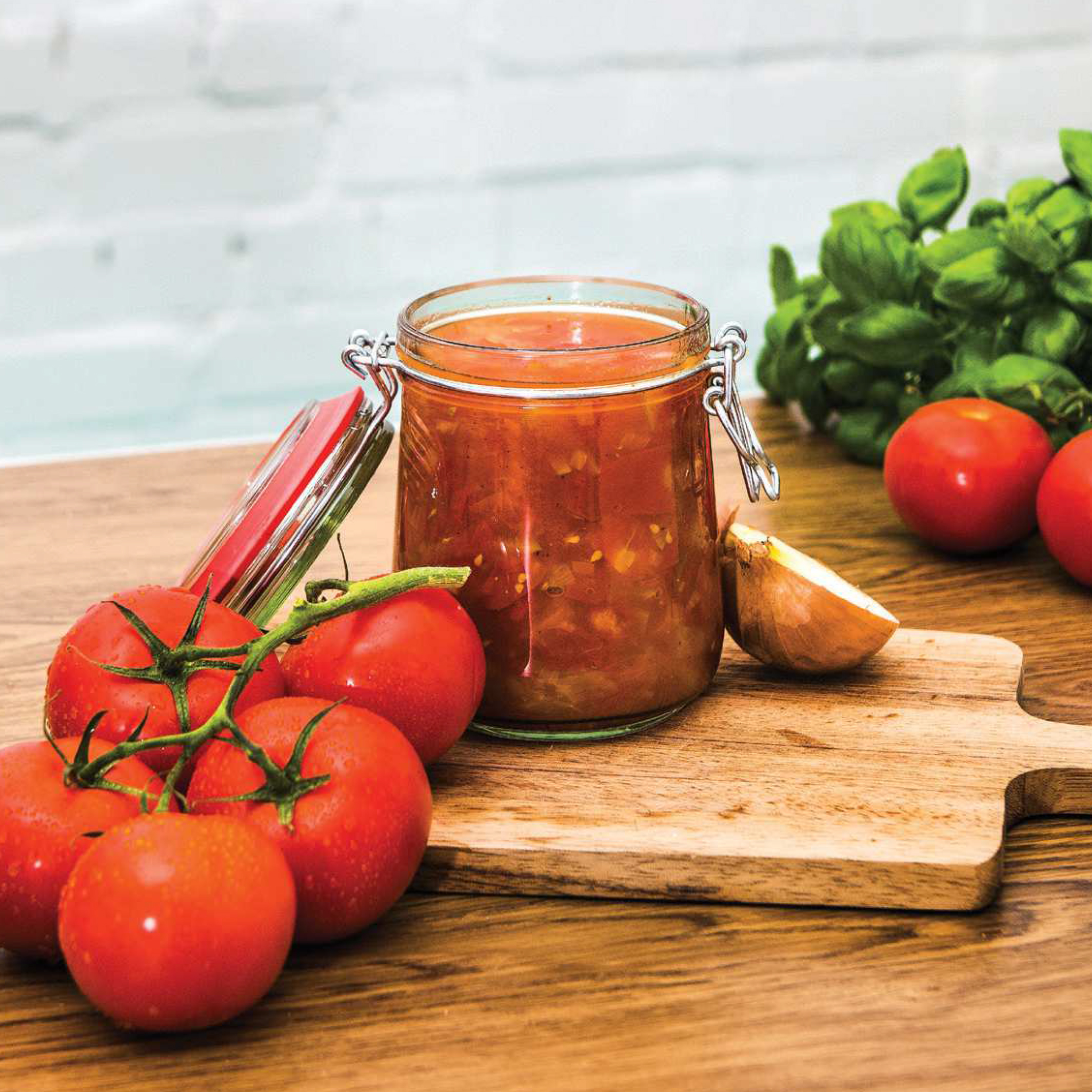 Tomat- och äpplechutney