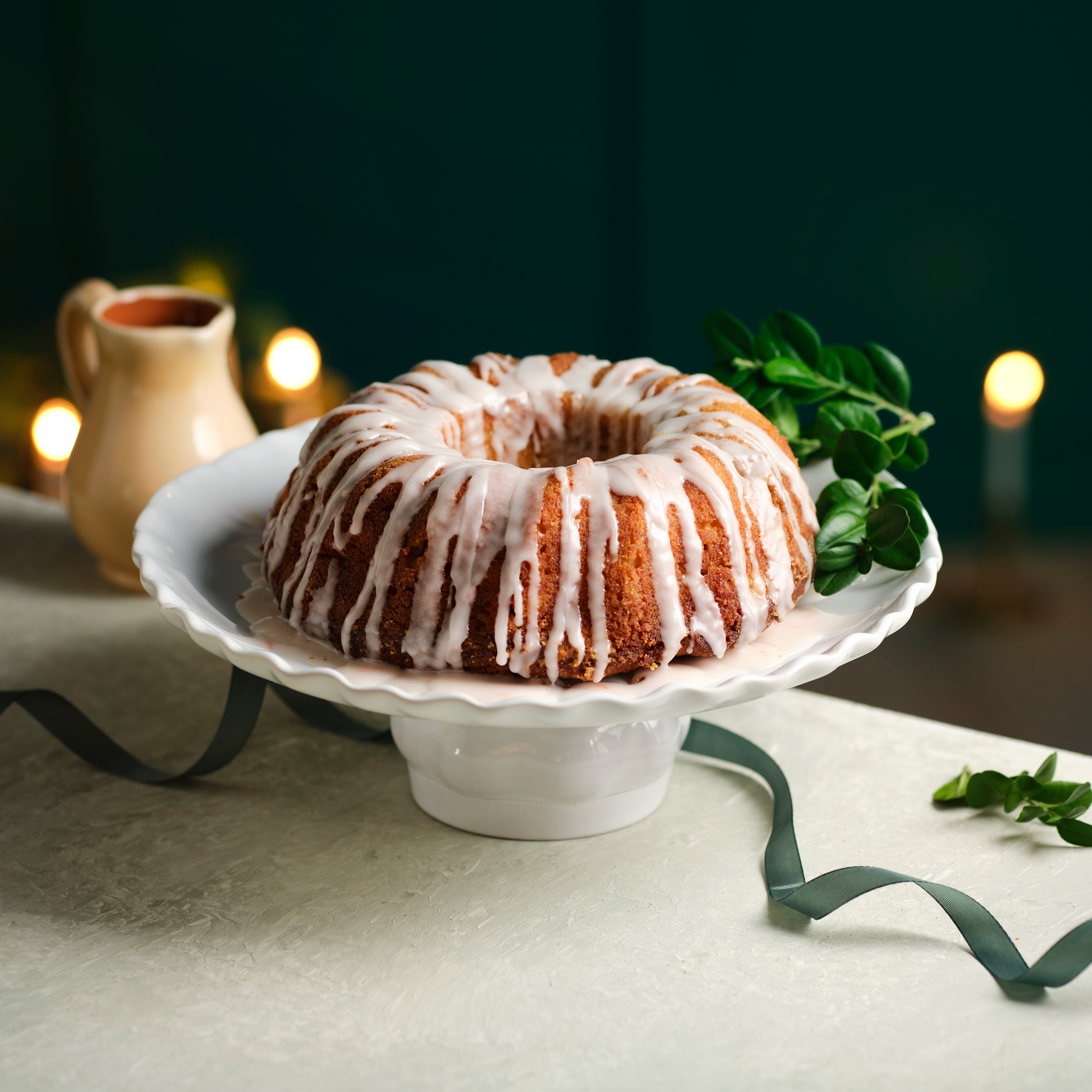 Saftig mandelkaka med grapefrukt