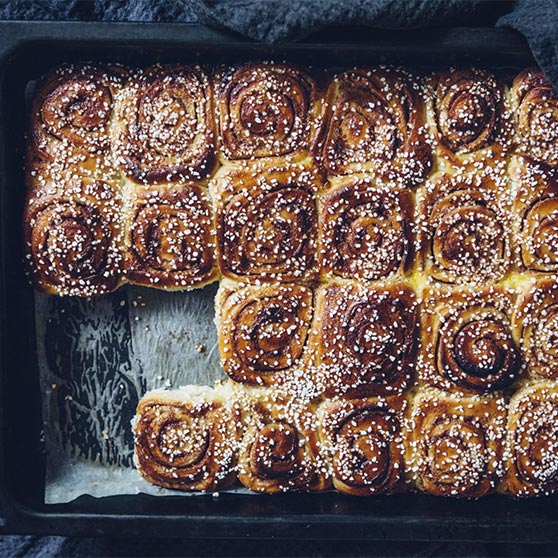 Långpannekanelbullar