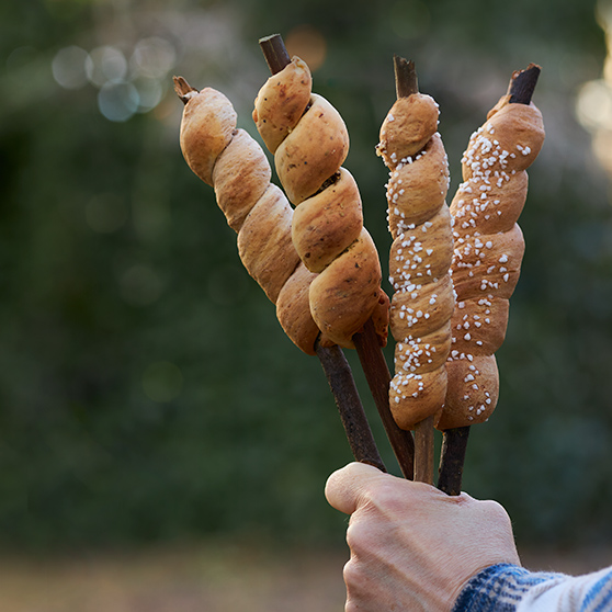 Kanelbulle-Pinnbröd